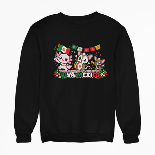 Sudadera Ajolotito Fiesta Mex Unisex
