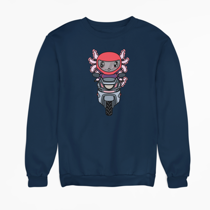 Sudadera Axolotzin Motoneta Ajolote Unisex