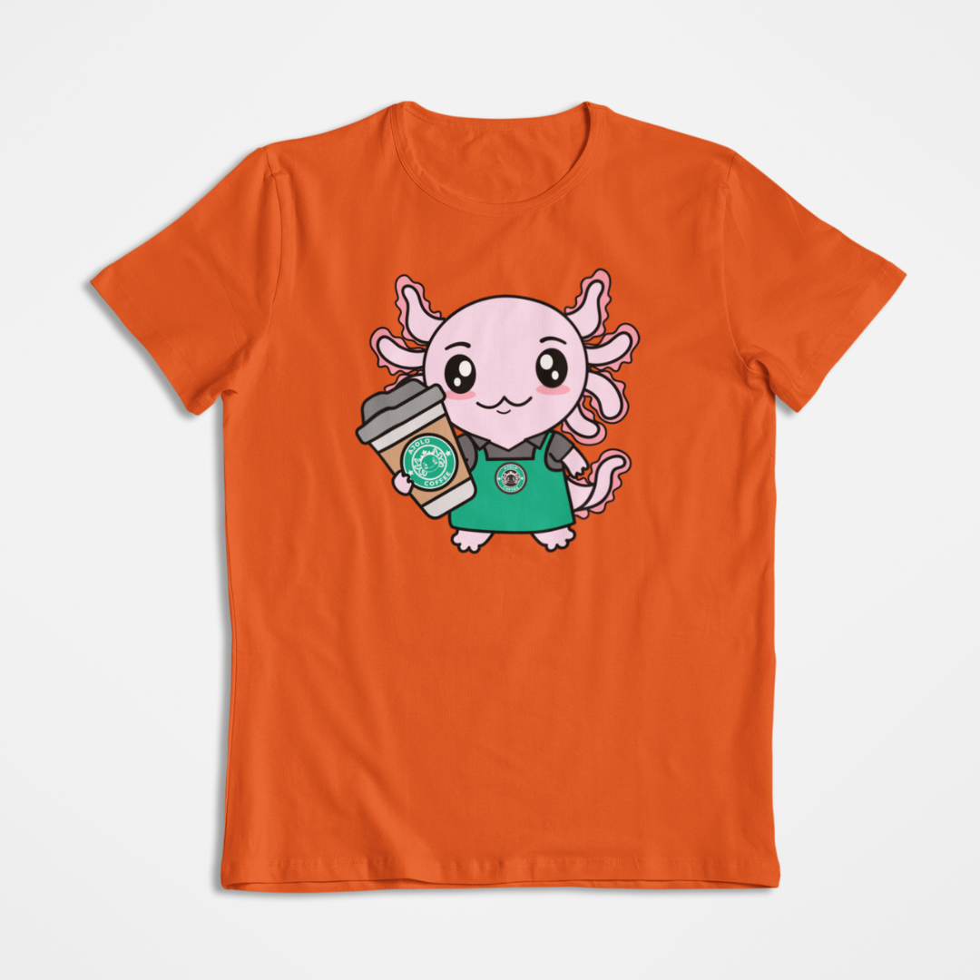 Playera Axolotzin Barista Ajolote