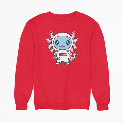 Sudadera Axolotzin Astronauta Ajolote Unisex