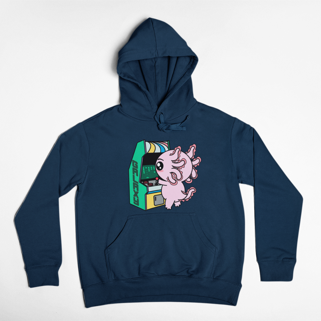 Hoodie Axolotzin Arcade Ajolote Unisex