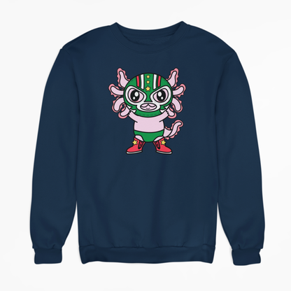 Sudadera Axolotzin Luchador Ajolote Unisex
