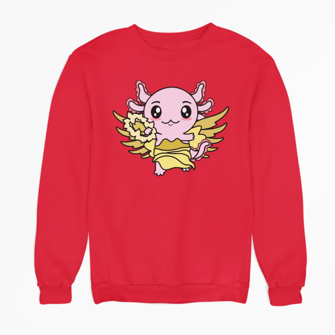 Sudadera Axolotzin Victoria Alada Ajolote Unisex