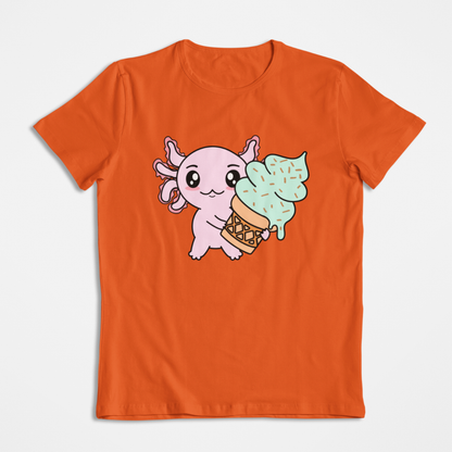 Playera Axolotzin Helado Ajolote