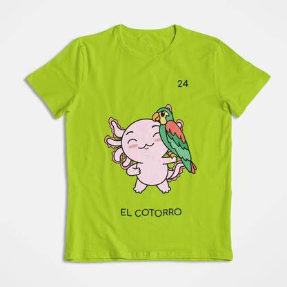 Playera Axoloteria El Cotorro Ajolote