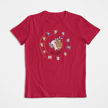 Playera Horoscopos Acuario Axolotzin Ajolote