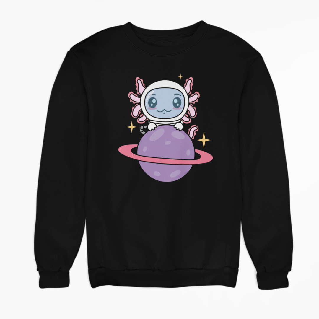 Sudadera Axolotzin Planeta Ajolote Unisex