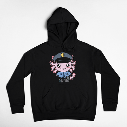 Hoodie Axolotzin Policía Ajolote Unisex