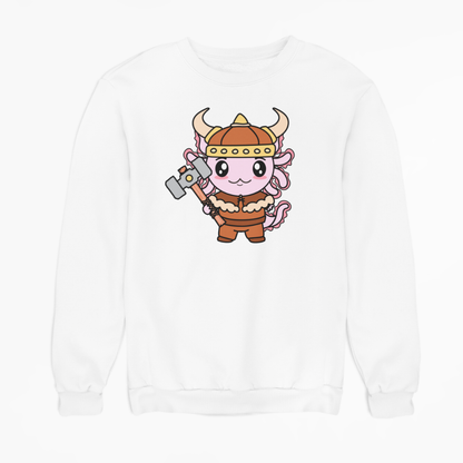 Sudadera Axolotzin Vikingo Ajolote Unisex