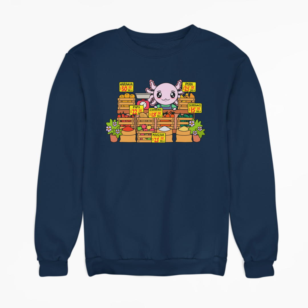 Sudadera Axolotzin Marchante Ajolote Unisex