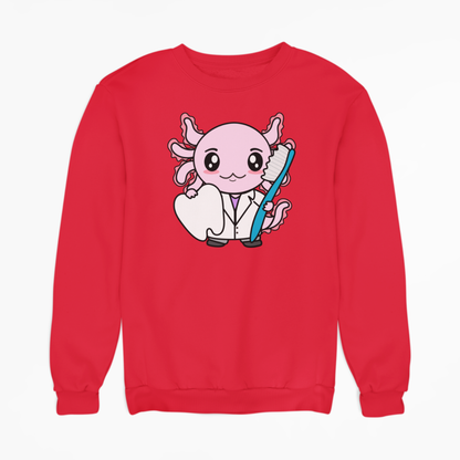 Sudadera Axolotzin Dentista Ajolote Unisex