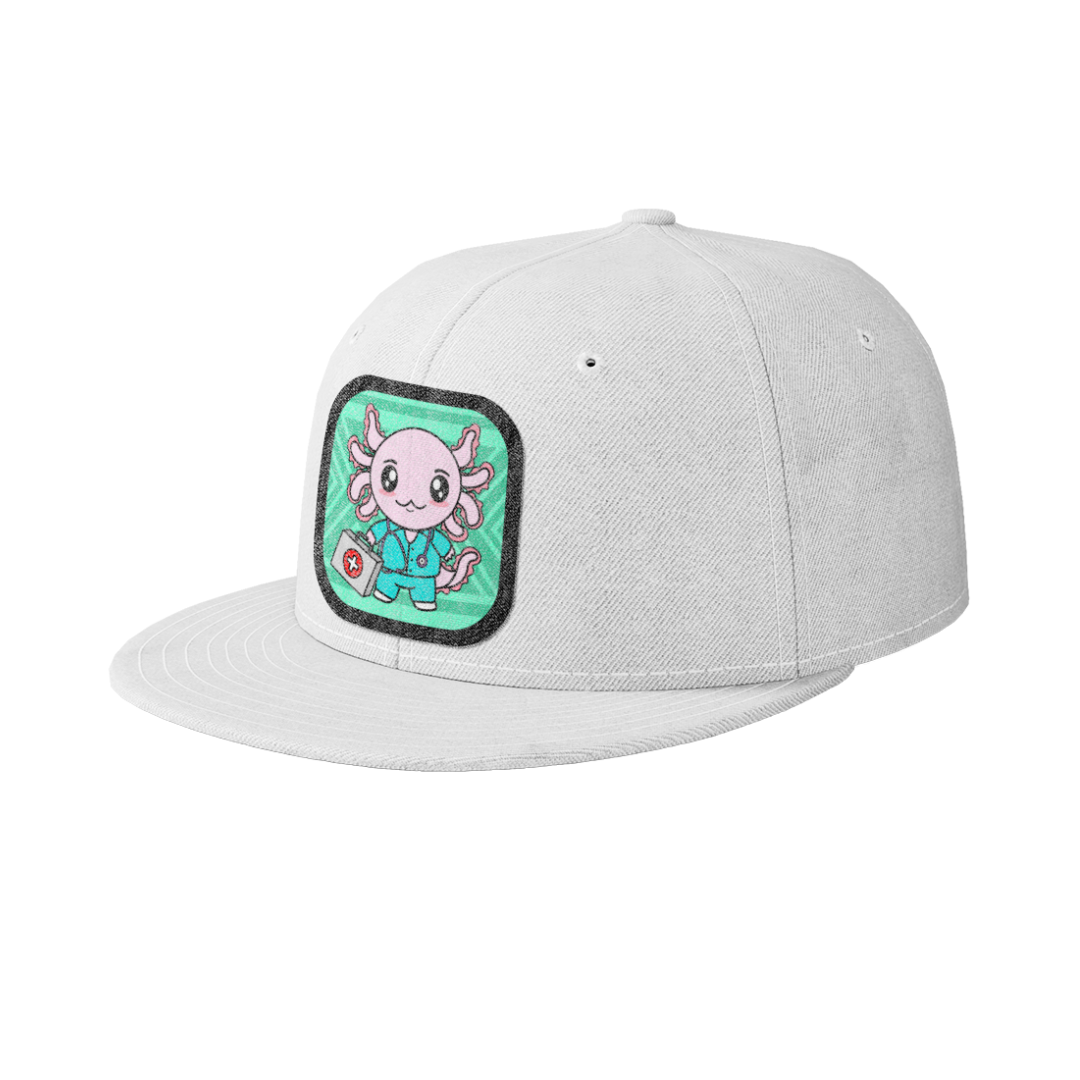 Gorra Unisex Plana Axolotzin Enfermero