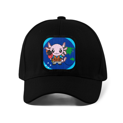 Gorra Unisex Curva Axolotzin Reportero