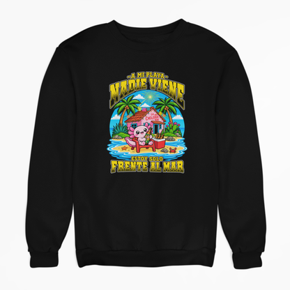Sudadera Ajolotito Mi Playa