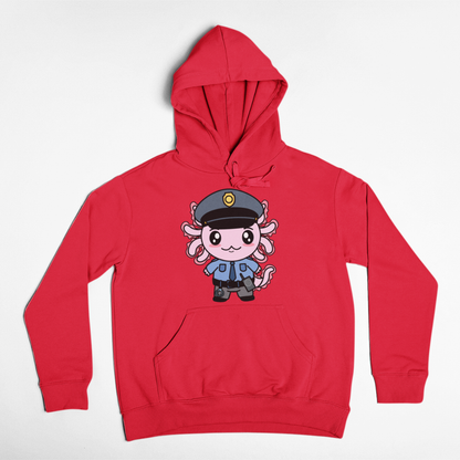 Hoodie Axolotzin Policía Ajolote Unisex