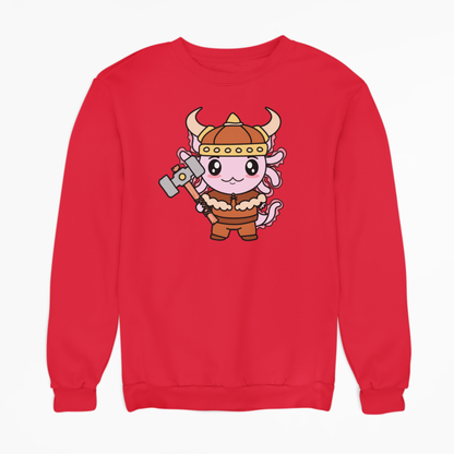 Sudadera Axolotzin Vikingo Ajolote Unisex