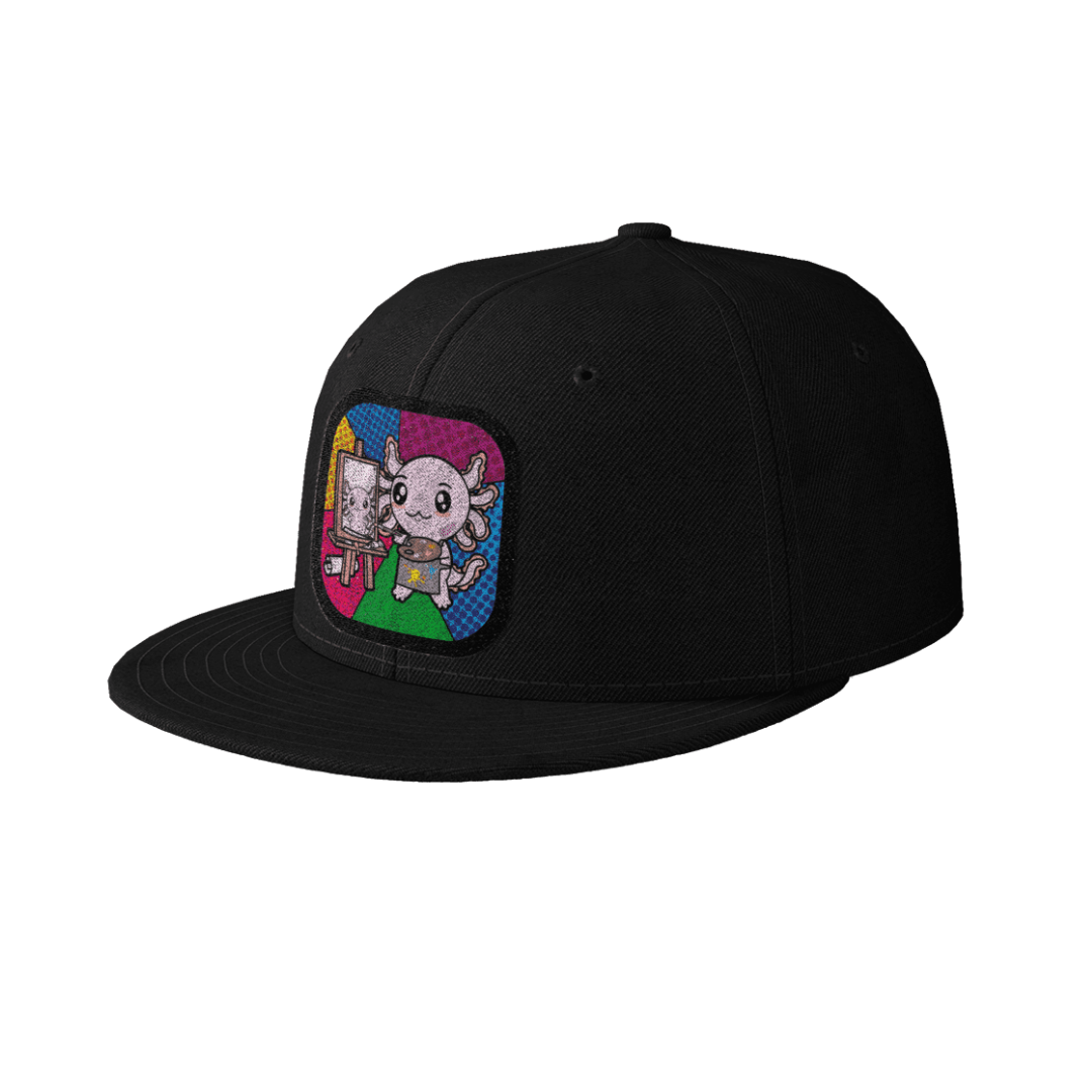 Gorra Unisex Plana Axolotzin Autoretrato