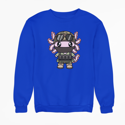 Sudadera Axolotzin Militar Ajolote Unisex