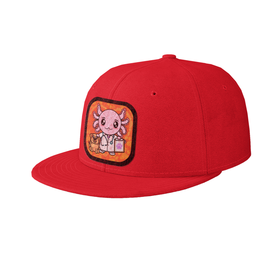 Gorra Unisex Plana Axolotzin Veterinario