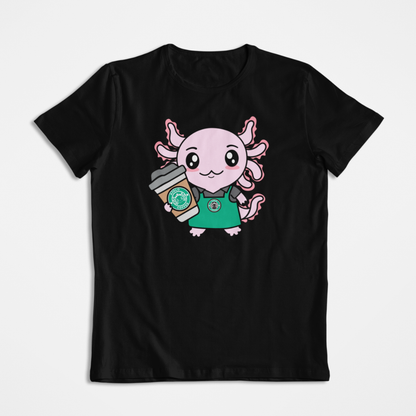 Playera Axolotzin Barista Ajolote