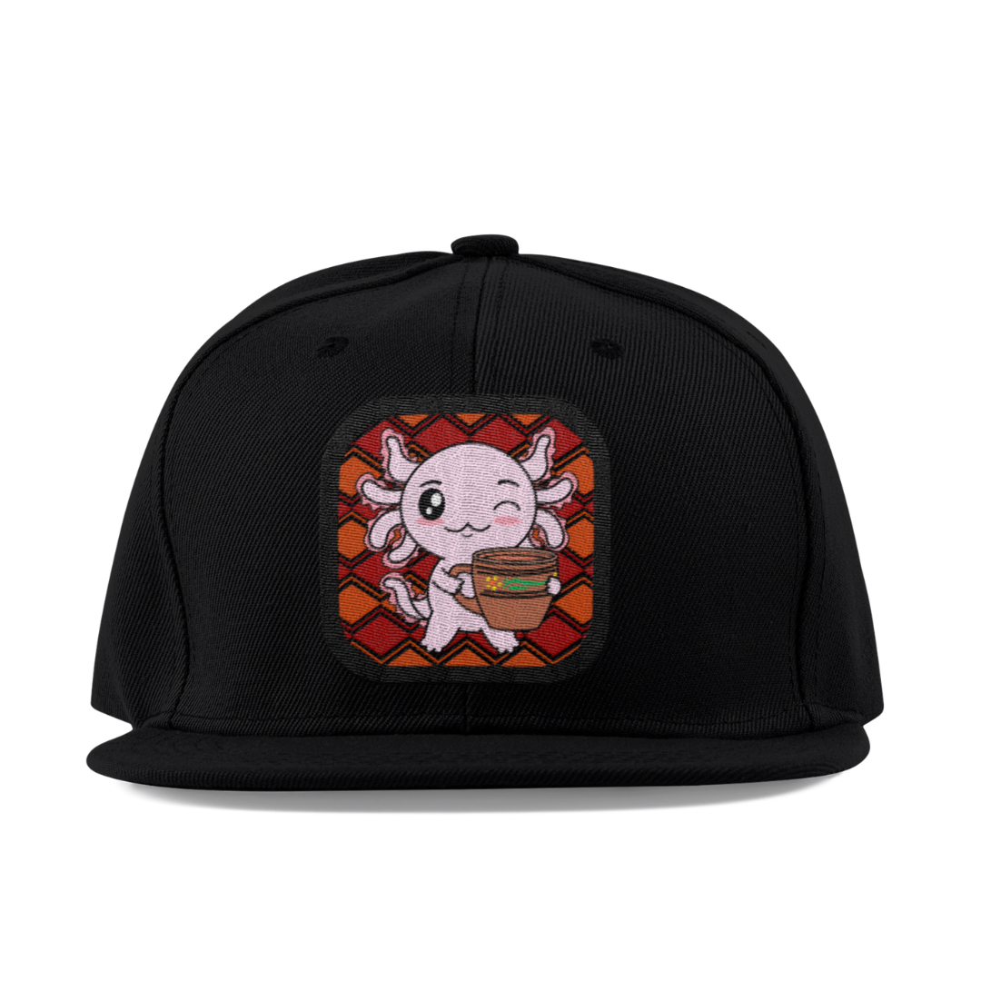 Gorra Unisex Plana Axolotzin Pulquero