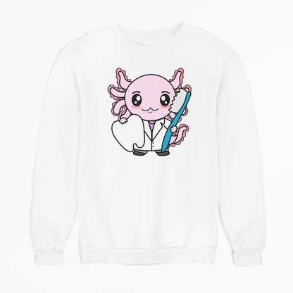 Sudadera Axolotzin Dentista Ajolote Unisex