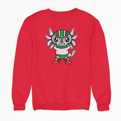 Sudadera Axolotzin Luchador Ajolote Unisex