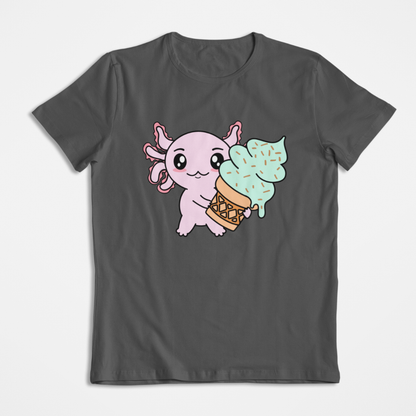 Playera Axolotzin Helado Ajolote