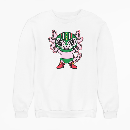 Sudadera Axolotzin Luchador Ajolote Unisex