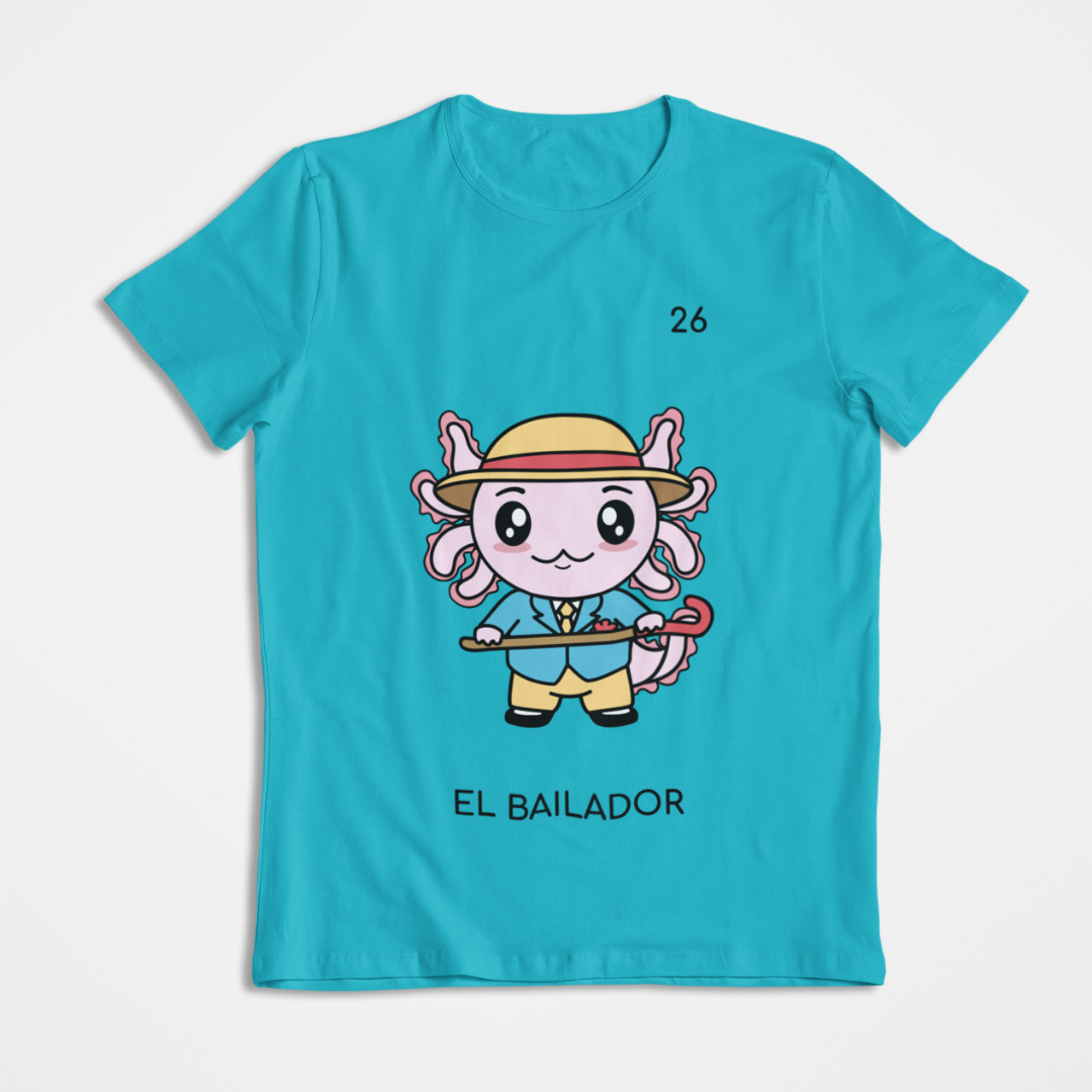 Playera Axoloteria El Bailador Ajolote
