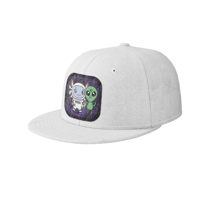 Gorra Unisex Plana Axolotzin Y Marcianito