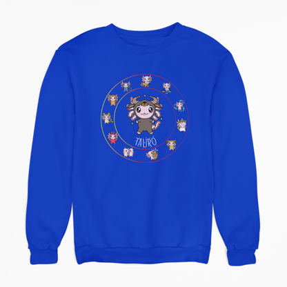 Sudadera Horóscopos Tauro Axolotzin Ajolote Unisex