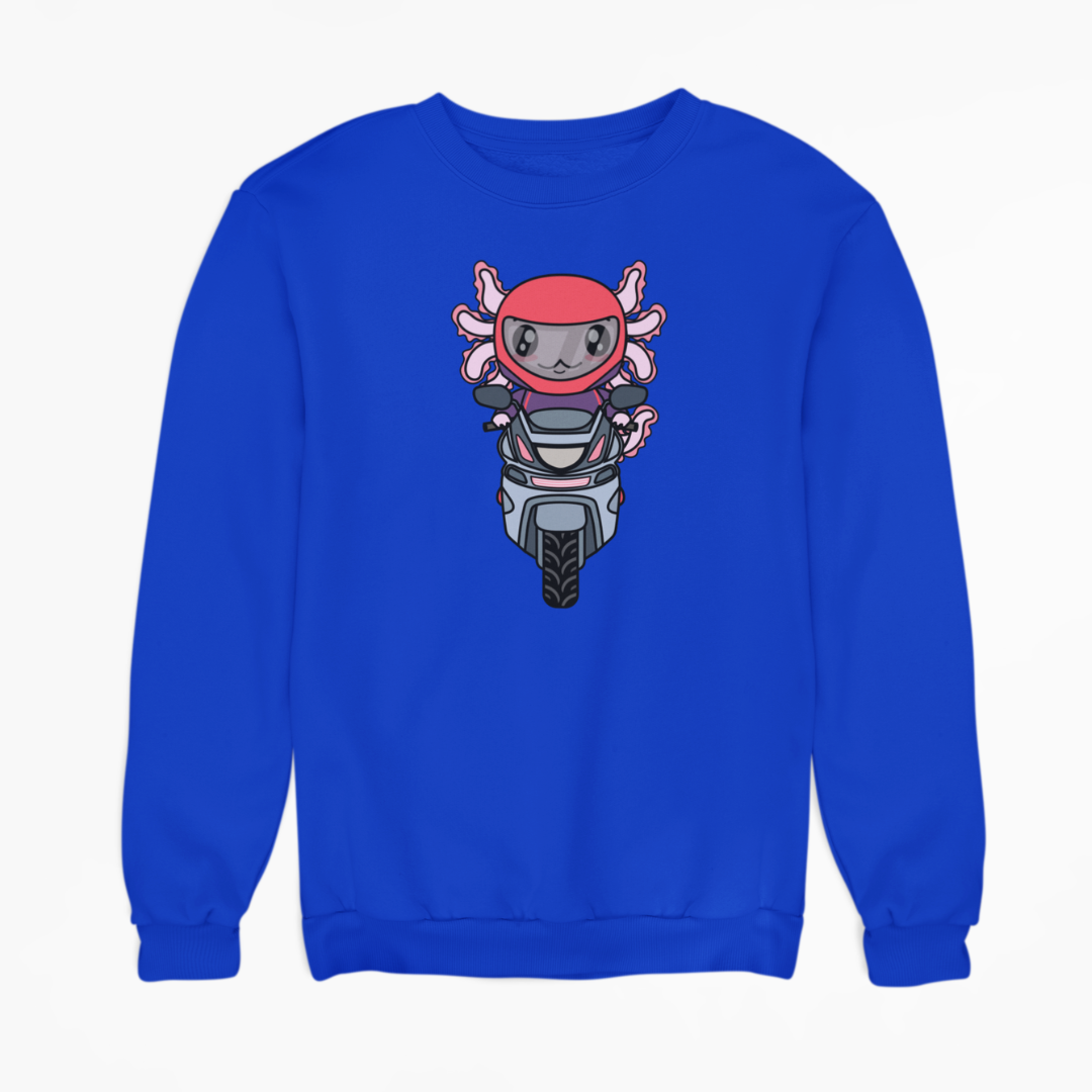 Sudadera Axolotzin Motoneta Ajolote Unisex