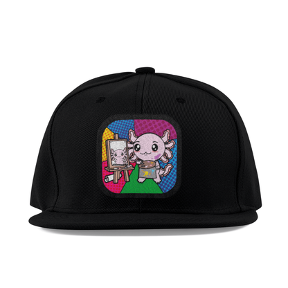 Gorra Unisex Plana Axolotzin Autoretrato