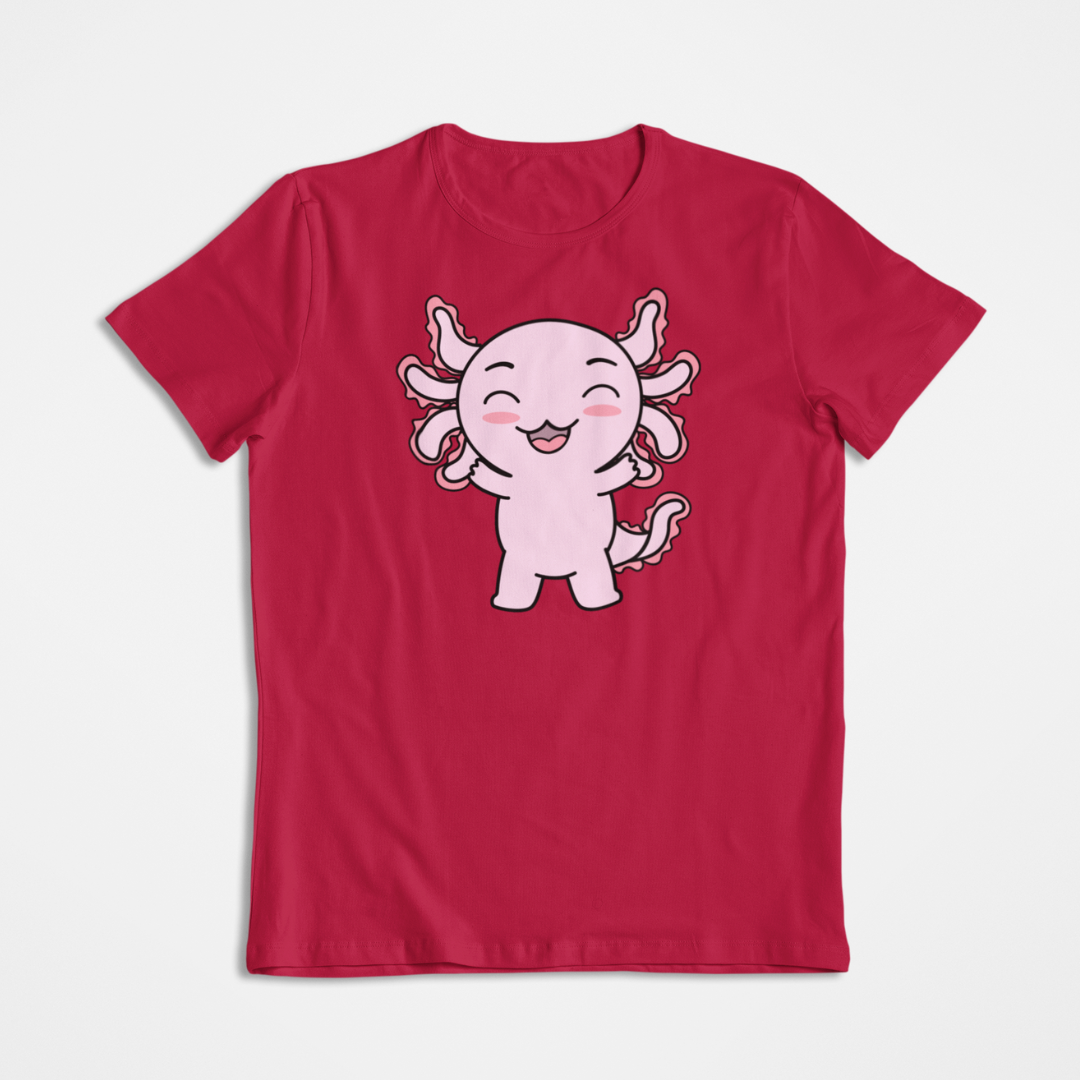 Playera Axolotzin Feliz Ajolote