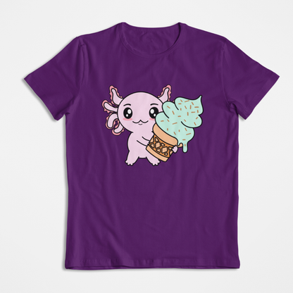 Playera Axolotzin Helado Ajolote