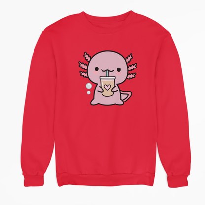 Sudadera Ajolote Bebiendo Xo The Monster