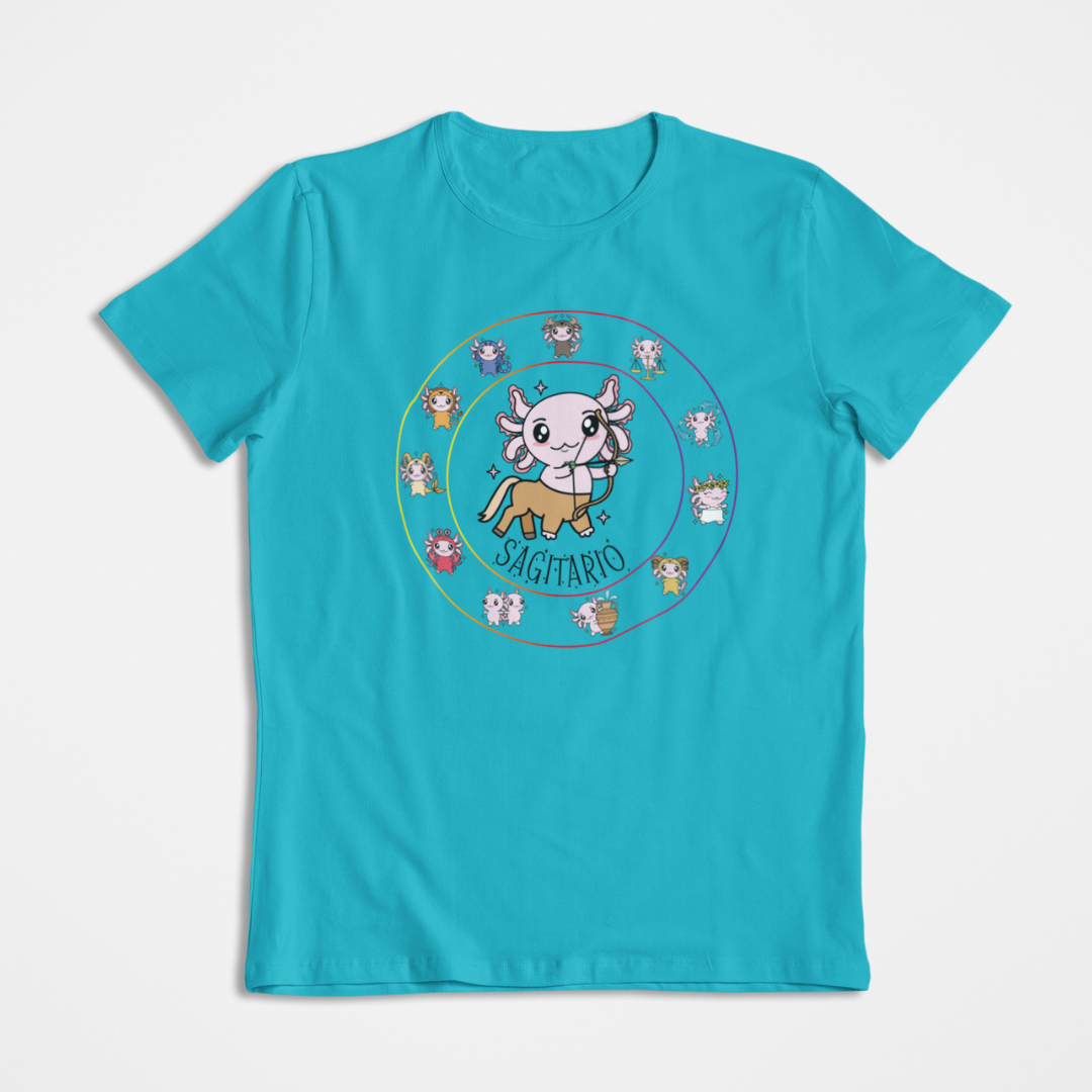Playera Horoscopos Sagitario Axolotzin Ajolote