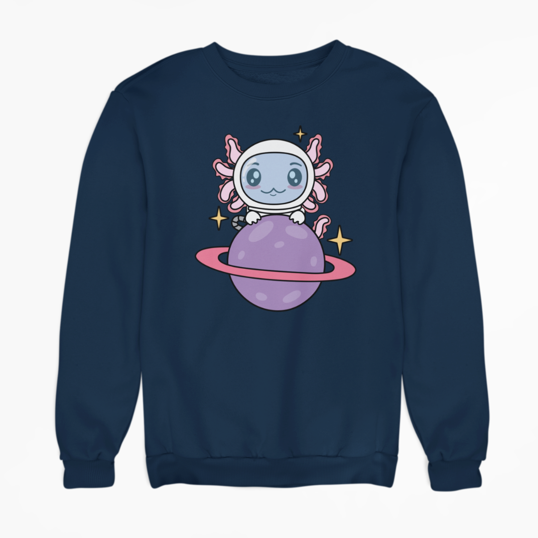 Sudadera Axolotzin Planeta Ajolote Unisex