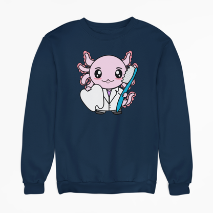 Sudadera Axolotzin Dentista Ajolote Unisex
