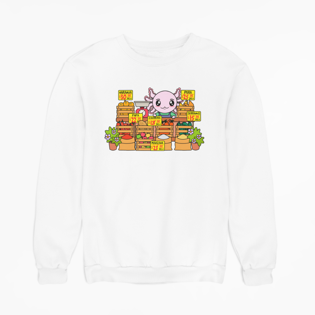 Sudadera Axolotzin Marchante Ajolote Unisex
