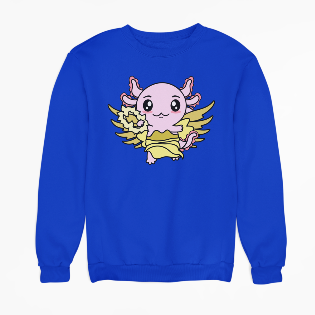 Sudadera Axolotzin Victoria Alada Ajolote Unisex