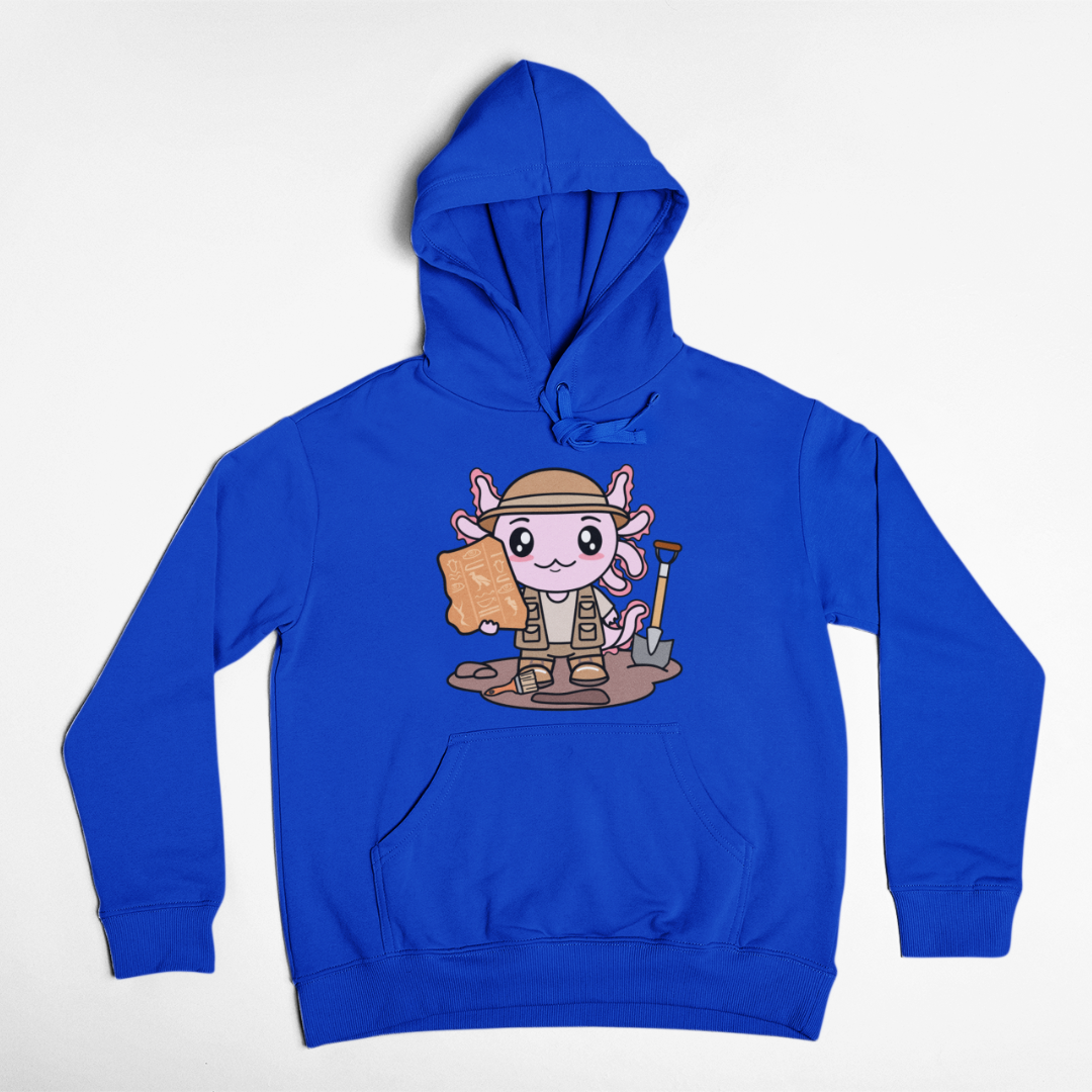 Hoodie Axolotzin Arqueologo Ajolote Unisex
