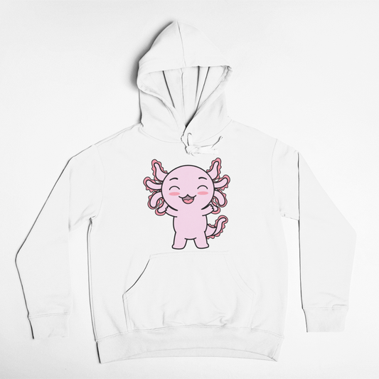 Hoodie Axolotzin Feliz Ajolote Unisex