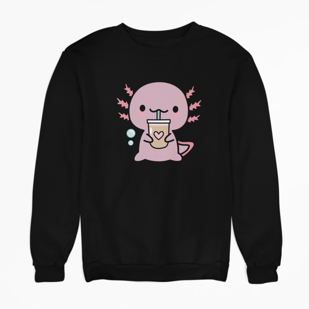 Sudadera Ajolote Bebiendo Xo The Monster