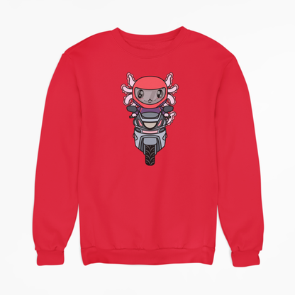 Sudadera Axolotzin Motoneta Ajolote Unisex