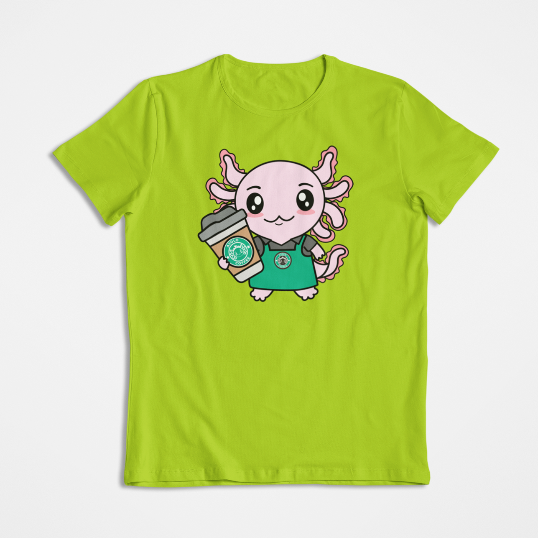 Playera Axolotzin Barista Ajolote