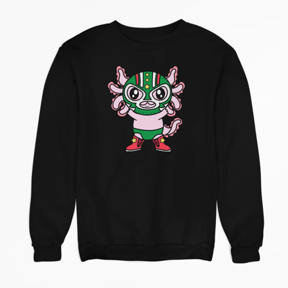 Sudadera Axolotzin Luchador Ajolote Unisex