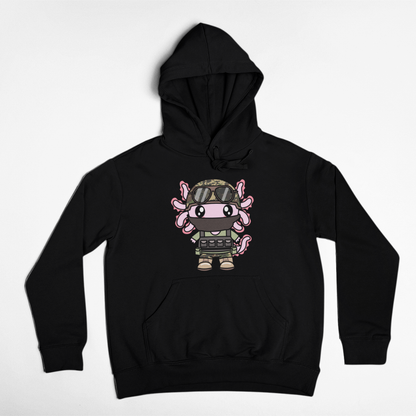 Hoodie Axolotzin Militar Ajolote Unisex
