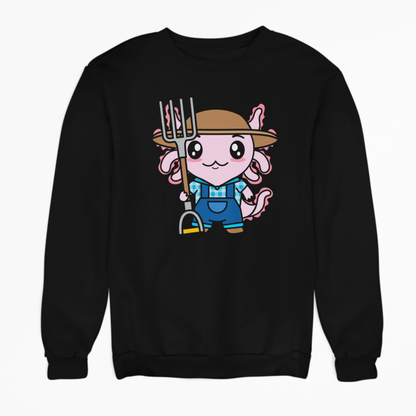 Sudadera Axolotzin Granjero Ajolote Unisex